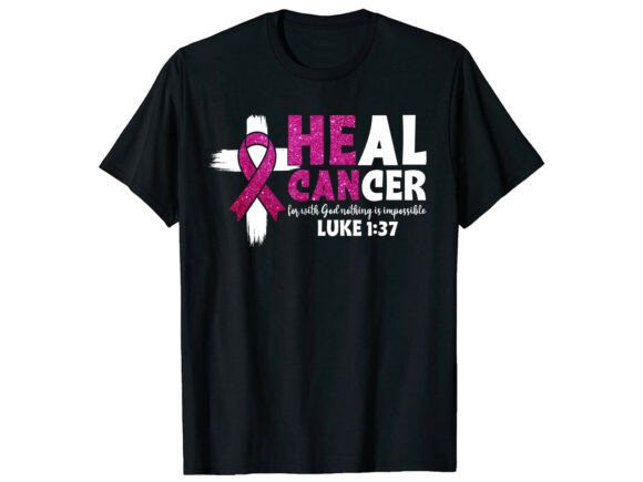 Download Heal Cancer Breast Cancer T-Shirt - Premium Resources