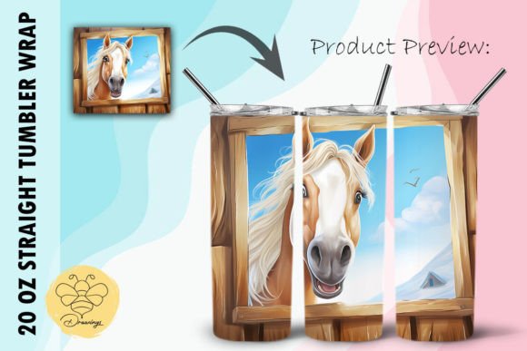 Download Horse Cartoon Tumbler Wrap (20) - Cartoon tumbler Collection