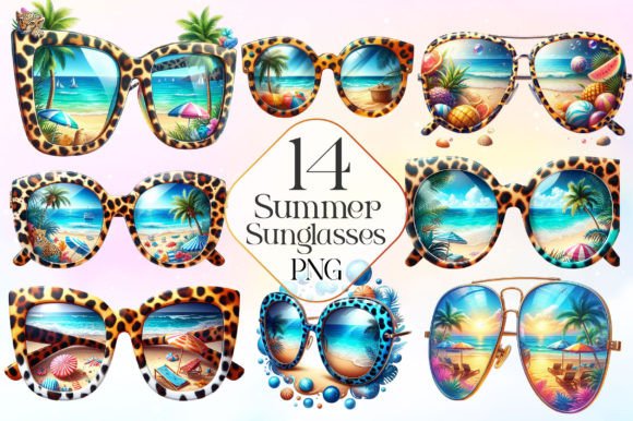 Download Summer Sunglasses with Beach Sublimation - Beach sublimation Collection