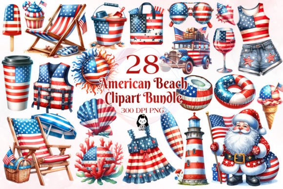 Download American Beach Sublimation Clipart - Beach sublimation Collection